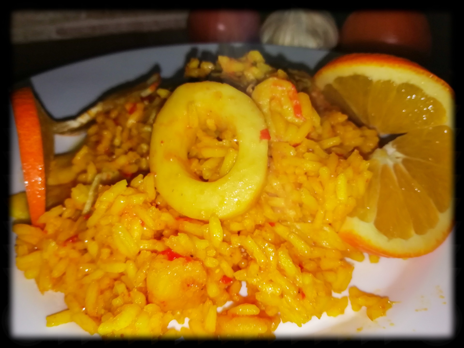 Arroz con calamares