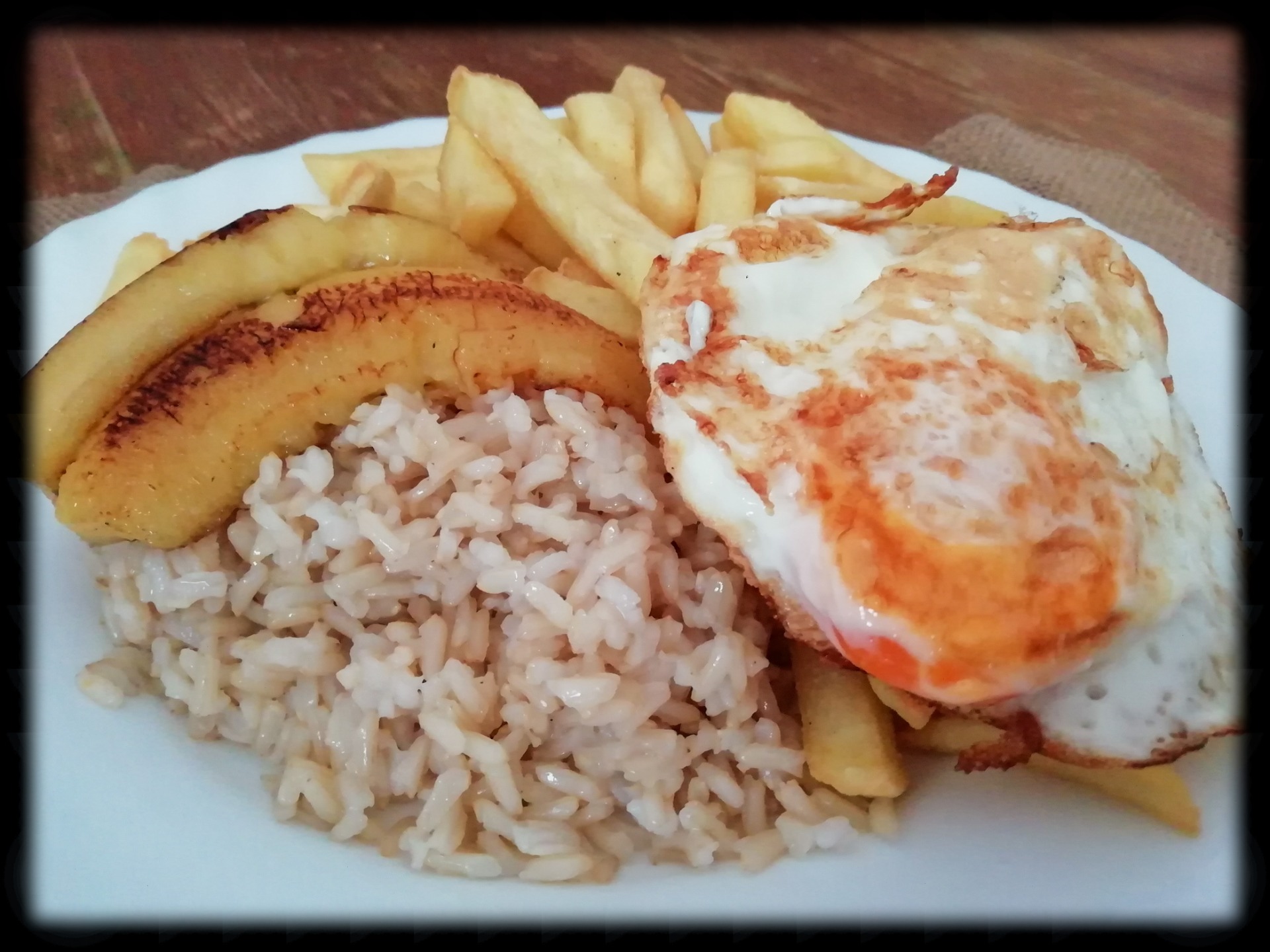 Arroz a la cubana